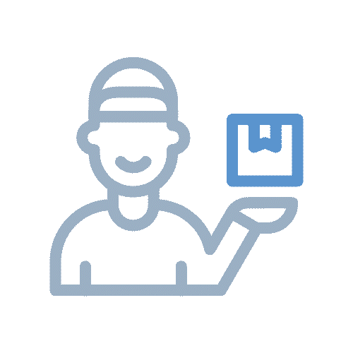 Courier and Logistics Industry Animated Icon Gulf Way delivery solutions Dubai UAE